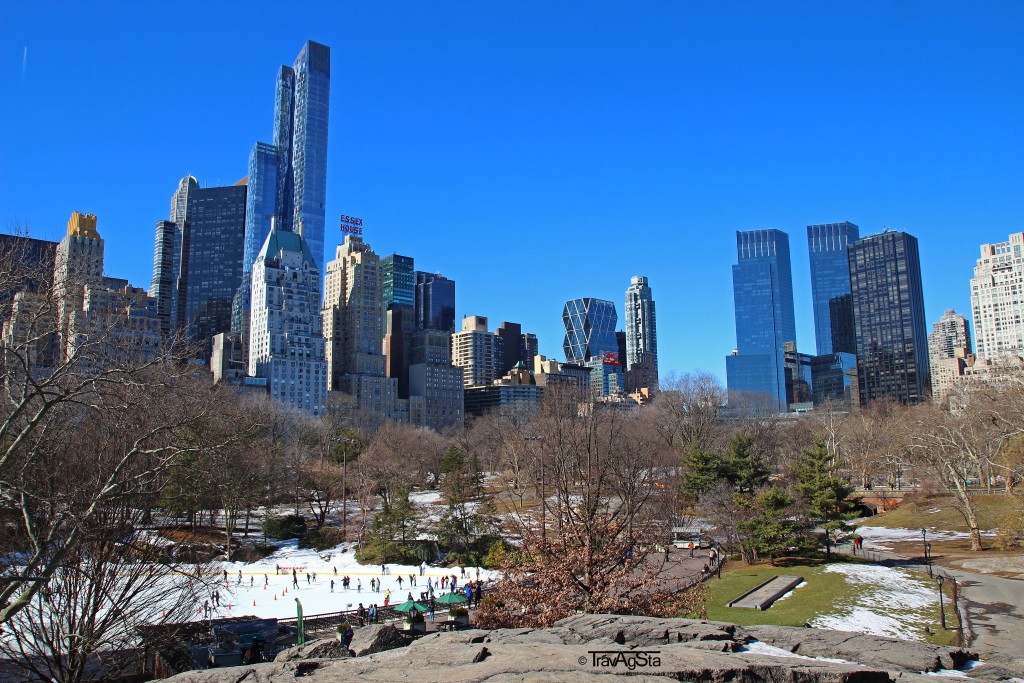 Central Park in Manhattan - Fast leer im Winter