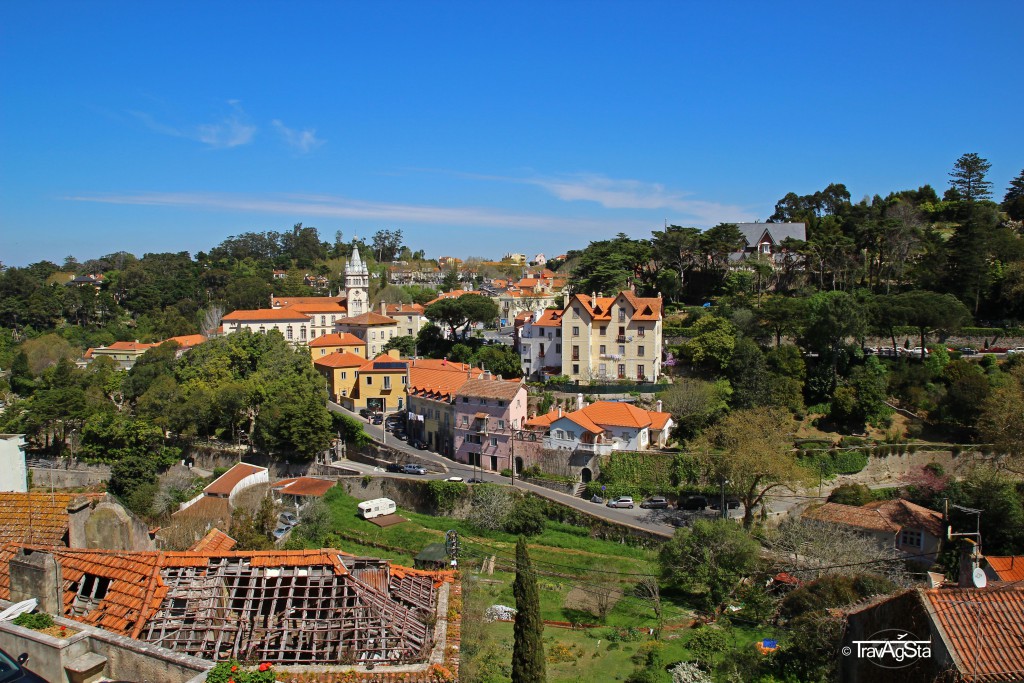 View from Palacio Nacional de Sintra, Sintra, Portugal