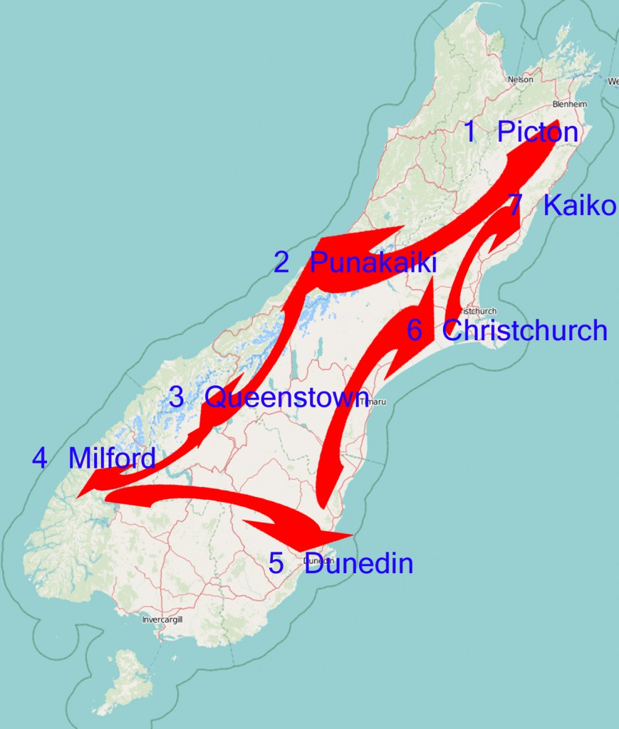 New Zealand's South Island Itinerary