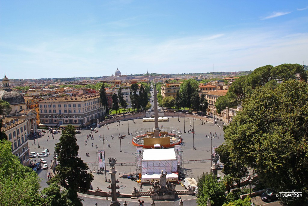 Piazza di Popolo, Rome, Italy