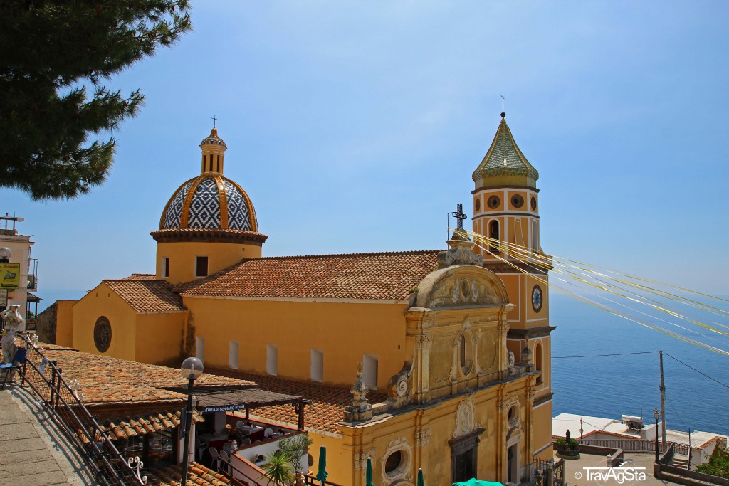 Church in Praiano, Amalfi Coast, Italy