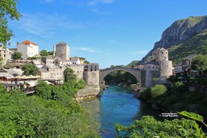 Mostar, Stari Most, View from Mosque