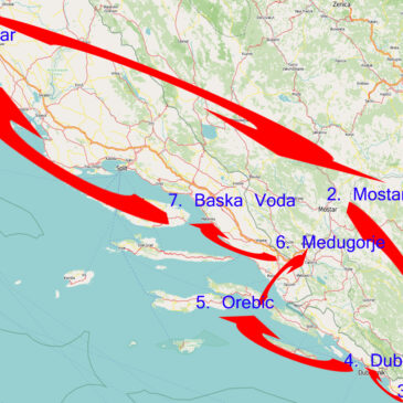 Our itinerary for western Balkans in 10 days!