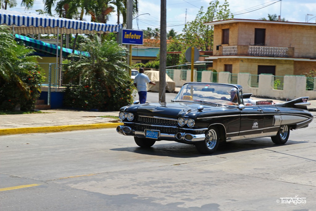 Vintage car in Varadero, Cuba