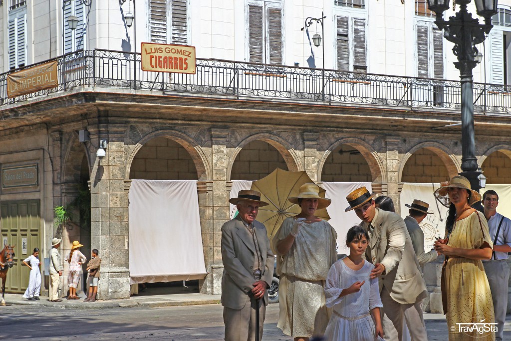 Havana, Cuba; movie set at Paseo del Prado