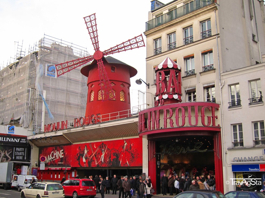 Moulin, Rouge, Paris, France