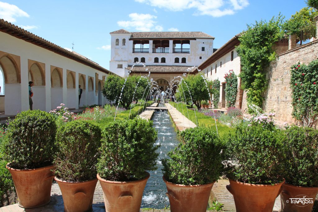 Generalife, Alhambra, Granada, Andalusia, Spain
