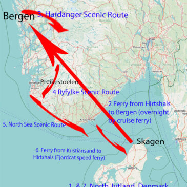Routenvorschlag Norwegen & Dänemark in 1 Woche!