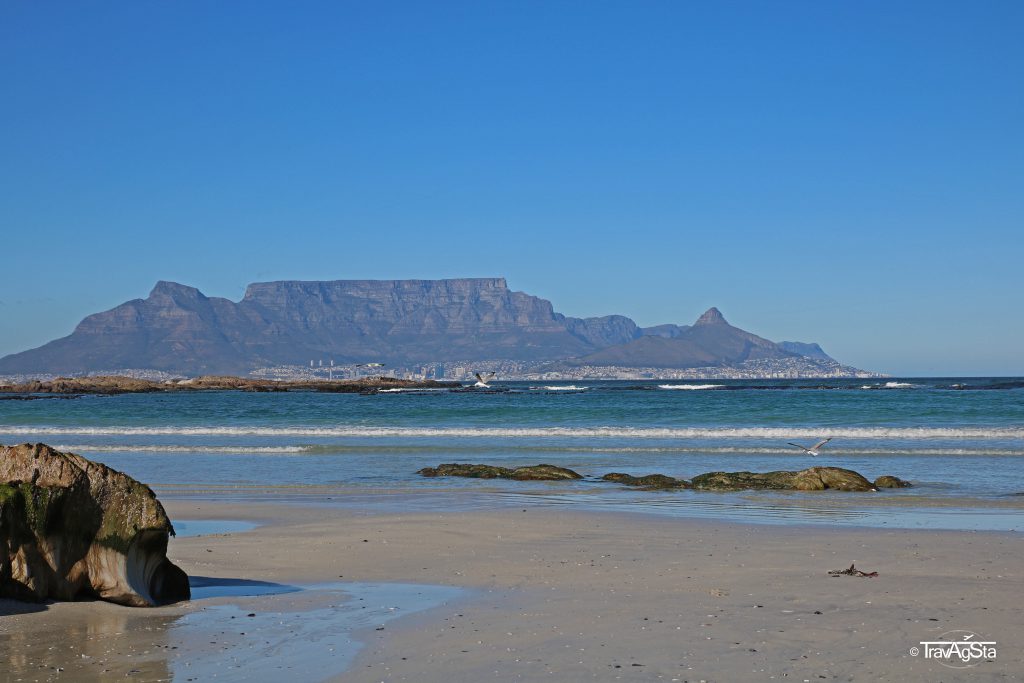 Bloubergstrand, View of Table Mountain, Cape Town, South Africa