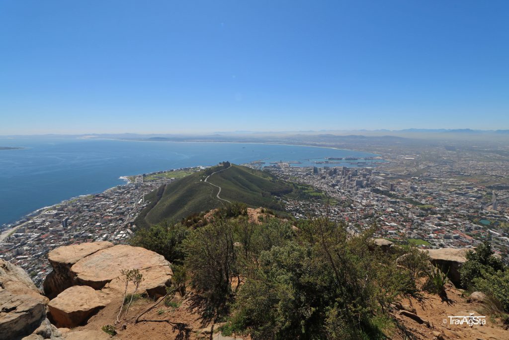 Signal Hill, seen from Lion's Head, Cape Town, South Africa