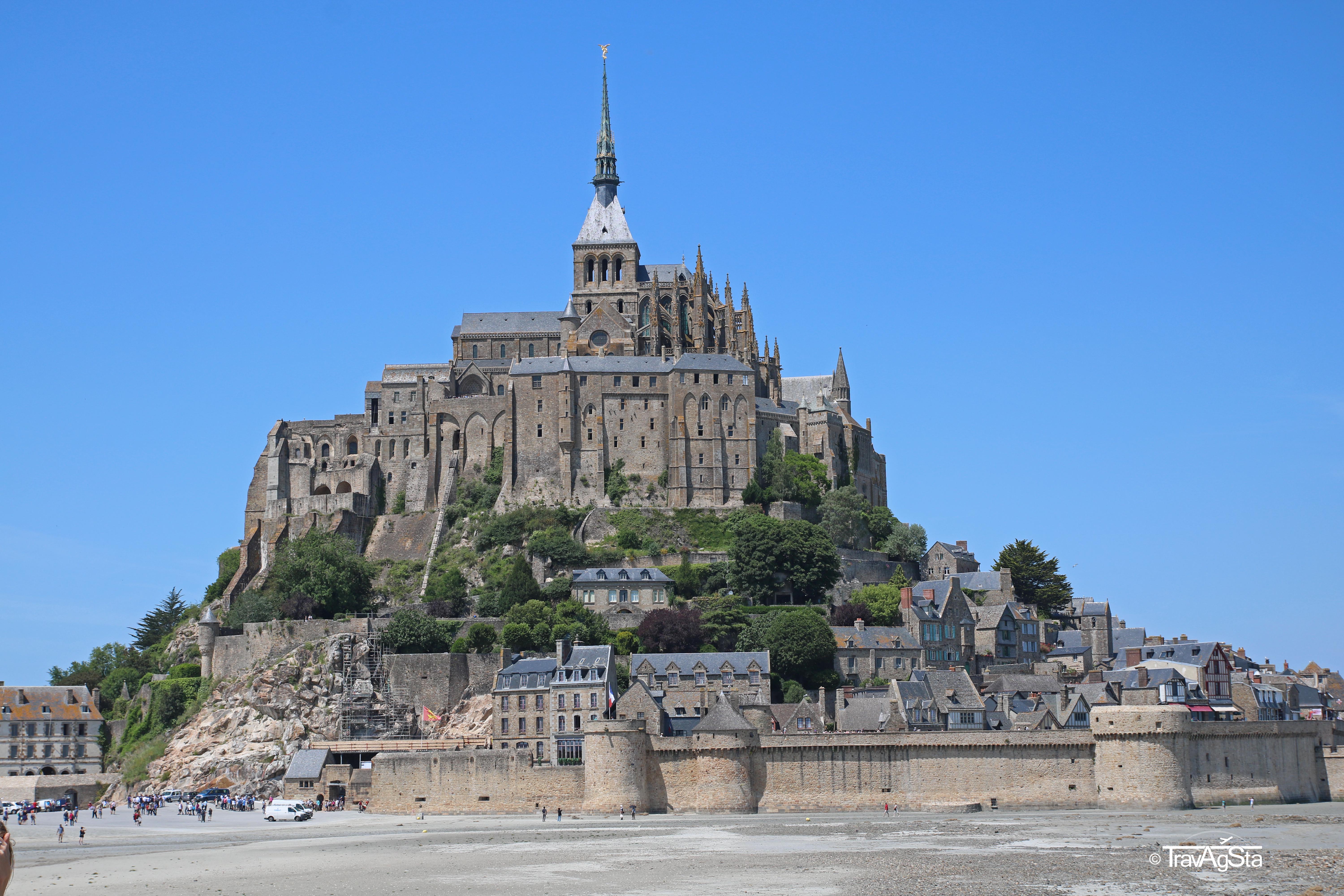 The abbey of Mont Saint-Michel - Mont Saint-Michel Normandy Destination