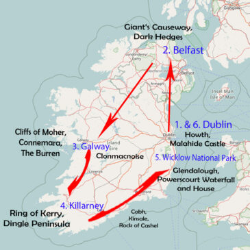 Itinerary for a 10-day road trip through Ireland and Northern Ireland!