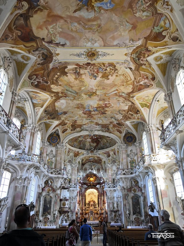 Wallfahrtskirche Birnau/ The pilgrimage church of Birnau, Bodensee/Lake Constance, Baden-Württemberg, Germany